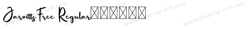 JarvittsFree Regular字体转换